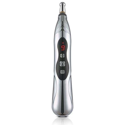 Πέντε κεφαλές μασάζ βελονισμός Moxibustion Meridian Energy Laser Φυσικοθεραπεία Πένα Top