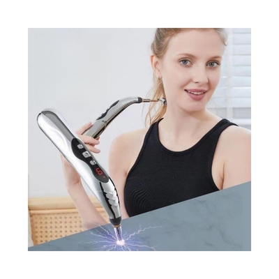 Πέντε κεφαλές μασάζ βελονισμός Moxibustion Meridian Energy Laser Φυσικοθεραπεία Πένα Top