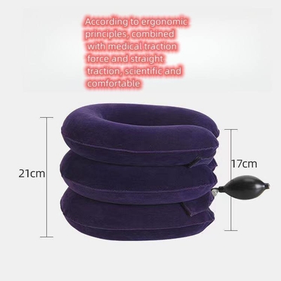 Πλήρης βελούδινα ρυθμιζόμενο αέρα Neck Stretcher για την σπονδυλική στήλη του τραχήλου στο Κέντρο Αποκατάστασης