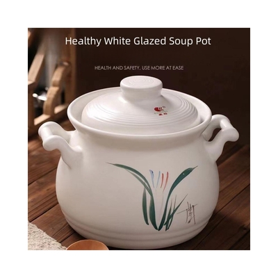 Απευθείας 3.3L Stoneware Υγειονομική ιατρική κατσαρόλα κατσαρόλα Stew Pot Περιβαλλοντικά φιλική και ανθεκτική