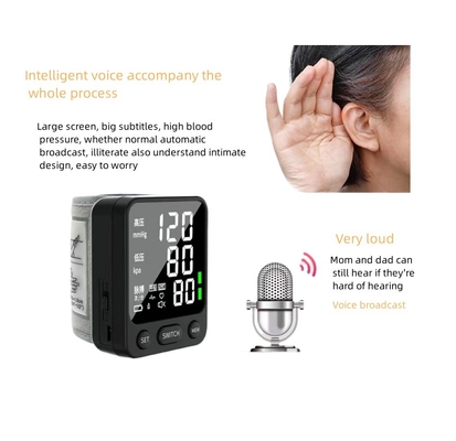 Ψηφιακός μετρητής πίεσης αίματος καρπού Sphygmomanometer για το πρότυπο ασφάλειας GB15979-2002
