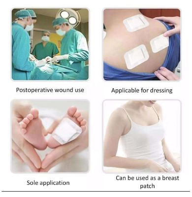 Υψηλή απορροφητική επένδυση με μακρινό υπέρυθρο δέσιμο πληγών με μη υφαντικό αυτοκόλλητο σχέδιο