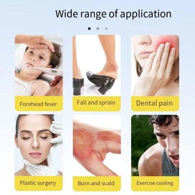 Προσαρμοσμένο επαναχρησιμοποιήσιμο ζεστό κρύο σφίξιμο θεραπείας με τζελ παγωτό για τραυματισμούς Δείγμα αποδεκτό