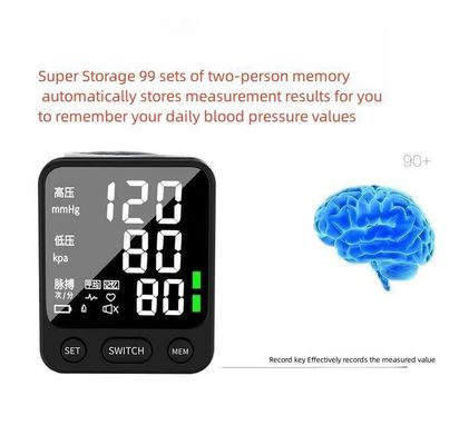 Ευφυής φωνητικός μετρητής καρδιακού παλμού Ηλεκτρική πηγή ενέργειας Δείξτε ώρα και ημερομηνία Απόδοση