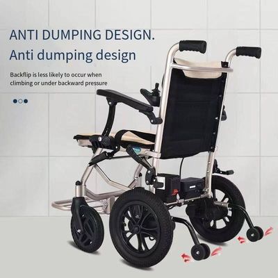 Επαγγελματική αναδιπλούμενη ηλεκτρική αναπηρική καρέκλα με ευφυές ηλεκτρομαγνητικό φρένο