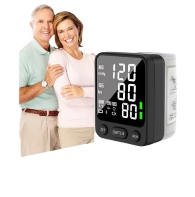 Φιλικό προς το χρήστη W501 LCD σφυγμομανόμετρο για φορητή μέτρηση πίεσης αίματος καρπού