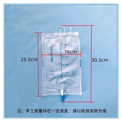 Τροποποίηση οργάνων Τάξη Ι Το Four Seasons 2000ml T Valve Outlet Pull Urinary Bag