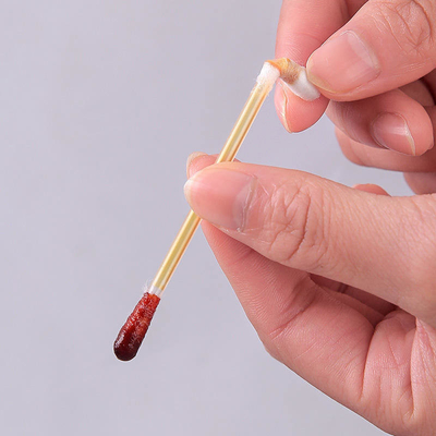 Ιατρικό υγρό βαμβάκι Swab Stick Απολυμαντικό τύπου Άπω υπέρυθρου Χρόνος αποστείρωσης 1 min