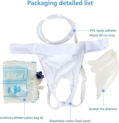 Αποθεματικό Επαναχρησιμοποιήσιμη τσάντα ούρων ανδρών με αποχέτευση Κλάση ΙΙ Ταξινομή με όργανα