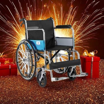 Ελαφριά αναδιπλούμενη αναπηρική καρέκλα με ανακουφιστή πολυθρόνα