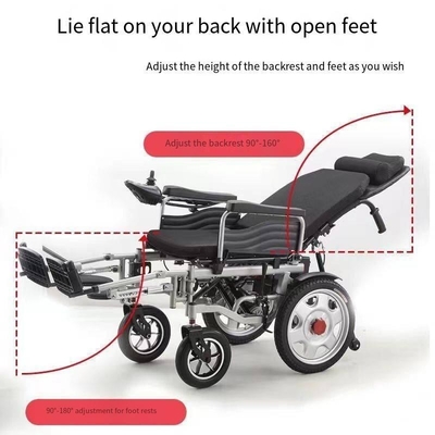 24V Voltage Drive Rollator Wheelchair για το σπίτι ελαφρύ 120kg βάρος φόρτωσης