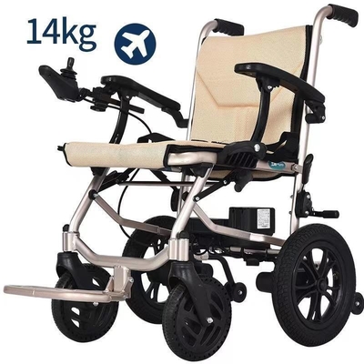 Ελαφρύ Intelligent Motorized αναπηρική καρέκλα με αφαιρούμενη διπλή μπαταρία λιθίου σπίτι