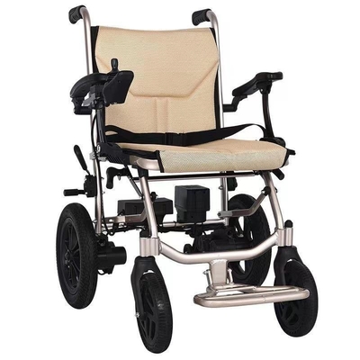 Ελαφρύ Intelligent Motorized αναπηρική καρέκλα με αφαιρούμενη διπλή μπαταρία λιθίου σπίτι