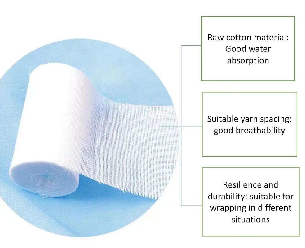 Ιατρικό βαμβάκι Μεγάλο ρολό 5cm*600cm με Jumbo Χειρουργικό Στεριλό Υδροφιλικό Ρολό