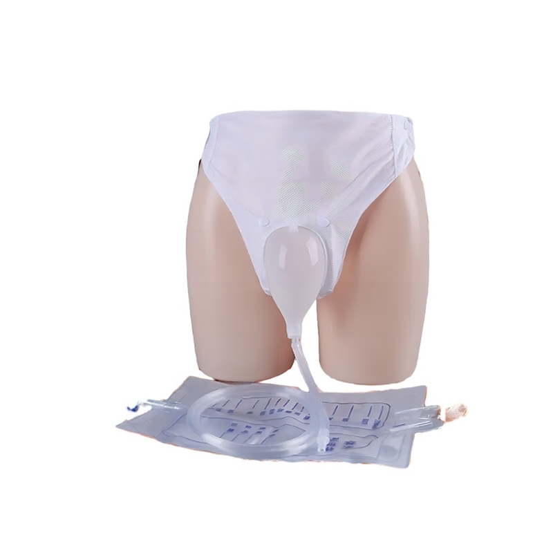 Αφαίρετη απόδοση 2000ml PVC Adult Dispos-a-Bag Φορητό ιατρικό εξοπλισμό Σάκος ούρων